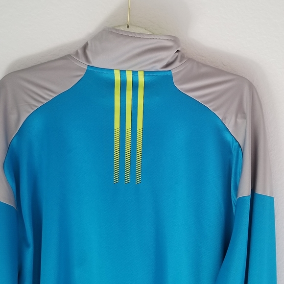 Adidas 3/4 zip pullover performance - Picture 6 of 9